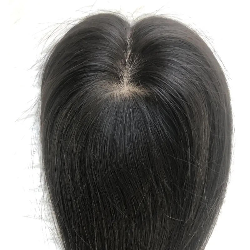 Brazilian human hair silk topper 6*9cm natural scalp for hair loss YR0059